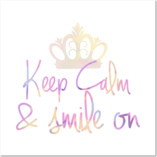Keep Calm, Smile On Posters and Art